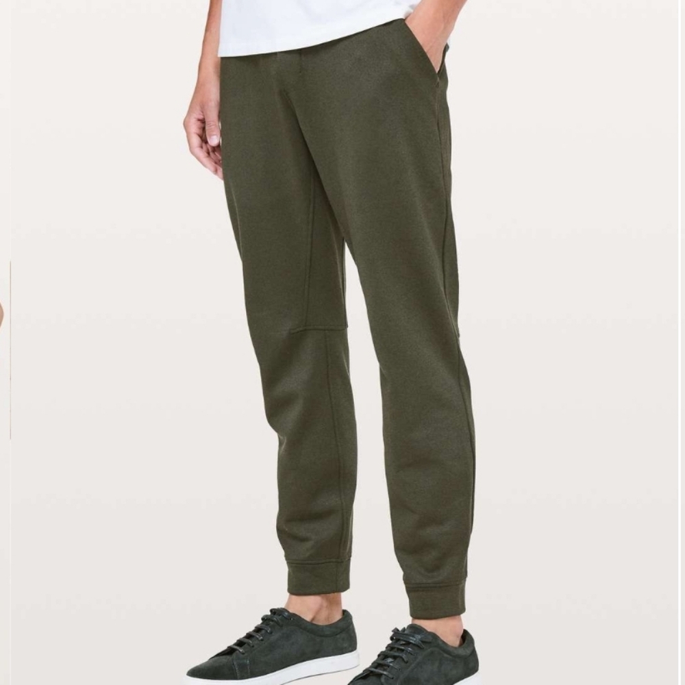 Lululemon City Sweat Jogger Pants Men’s M Olive Green Athletic Lounge Sweatpants